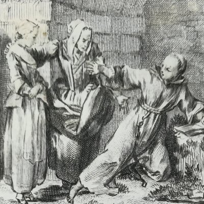 L’hermite (La Fontaine, Contes, 1743) - Cochin