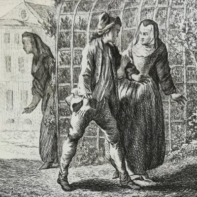 Mazet de Lamporecchio (La Fontaine, Contes, 1743) - Cochin