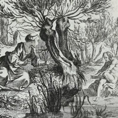 Le cas de conscience (La Fontaine, Contes, 1743) - Cochin