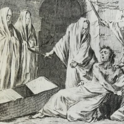 Féronde ou le Purgatoire (La Fontaine, Contes, 1743) - Cochin