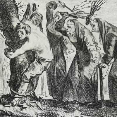Les lunetres (La Fontaine, Contes, 1743) - Cochin