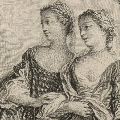 Les oies de frère Philippe - Larmessin > Lancret