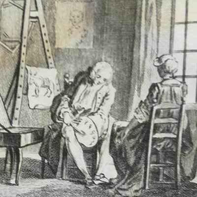 Le bast (La Fontaine, Contes, 1743) - Cochin