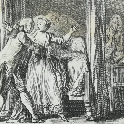 Le faiseur d’oreilles et le racommodeur… (La Fontaine, Contes, 1743) - Cochin