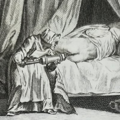 Le remède (La Fontaine, Contes, 1743) - Cochin