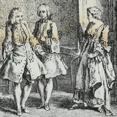 Les qui-pro-quo (La Fontaine, Contes, 1743) - Cochin