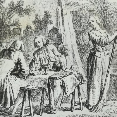Le Gascon (La Fontaine, Contes, 1743) - Cochin