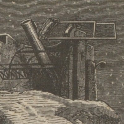 Le télescope des Montagnes Rocheuses (De la Terre à la Lune, 1868) - de Montaut