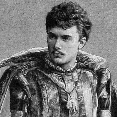 Josef Kainz dans le rôle de Don Carlos - J. C. Schaarwächter