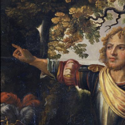 Roland découvre le monogramme d’Angélique et de Médor (Cycle d’Effiat)