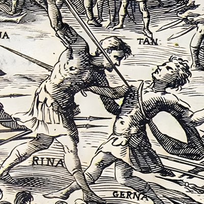 Combats pour Armide (Gerusalemme liberata, ch5, 1625) - Valesio