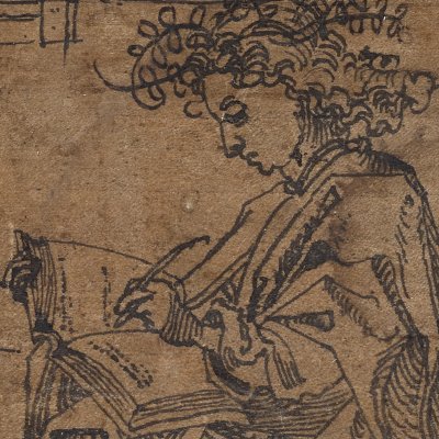 Térence écrivant  (Térence, Dürer pour Amerbach) - Albrecht Dürer - A. Dürer