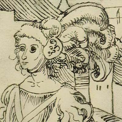 L’Andrienne, acte II, scène 3  (Térence, Dürer pour Amerbach) - Albrecht Dürer