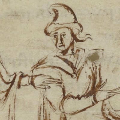 L’Eunuque, acte III, scène 2 (Térence, Latin 7899, 9e s, F°47)