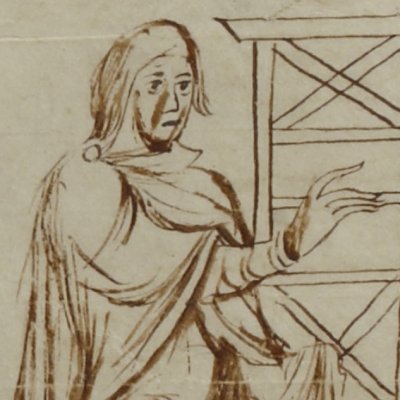L’Eunuque, acte III, scène 3 (Térence, Latin 7899, 9e s, F°48)
