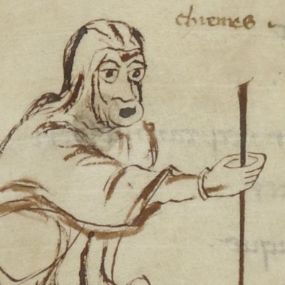 Héautontimorouménos, acte I, scène 1 (Térence, Latin 7899, 9e s, F°69)