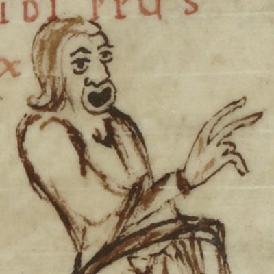 L’Hécyre, acte IV, scène 4 (Térence, Latin 7899, 9e s, F°141)
