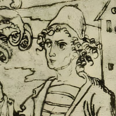 L’Andrienne, acte II, scène 5  (Térence, Dürer pour Amerbach) - Albrecht Dürer
