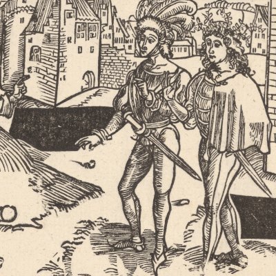 L’Andrienne, acte V, scène 6 (Térence, Dürer pour Amerbach) - Albrecht Dürer