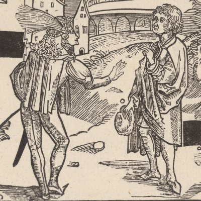 L’Eunuque, acte I, scène 1 (Térence, Dürer pour Amerbach) - Albrecht Dürer