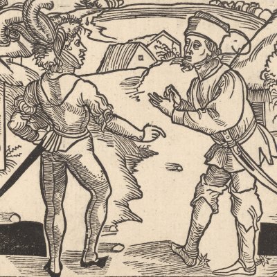 Héautontimorouménos, acte I, scène 2 ? (Térence, Dürer pour Amerbach) - A. Dürer