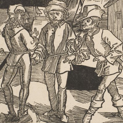 Héautontimoroumenos, acte V, scène 2 (Térence, Dürer pour Amerbach) - A. Dürer