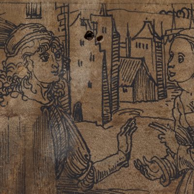 Eunuque, acte IV, scène 3 (Térence, Dürer pour Amerbach) - Albrecht Dürer