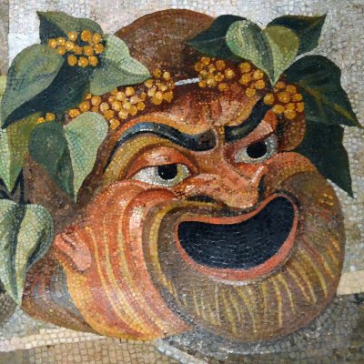 Masques de comédie (Aventin, thermes de Decius ?)