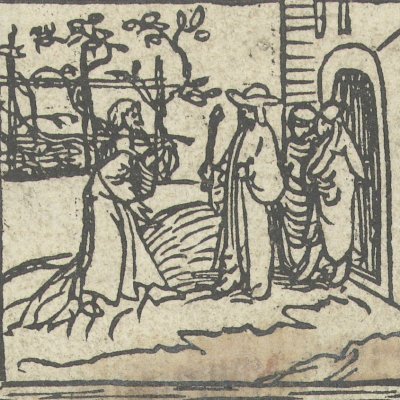 Jézabel et le roi Achab - Lucas de Leyde