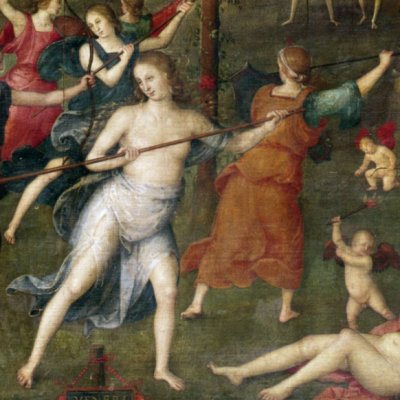 Combat de l’Amour et de la Chasteté - Pérugin