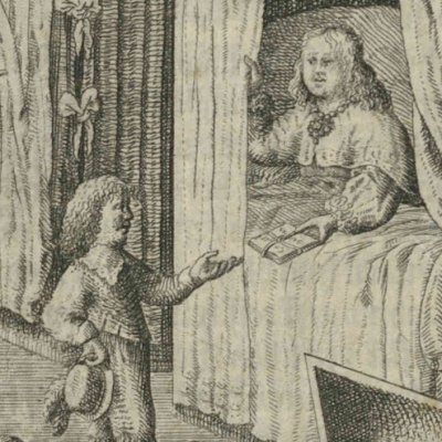 Galatée confie une lettre à Meril (Dend hyrdinde Astrea, I, 3, 1646)