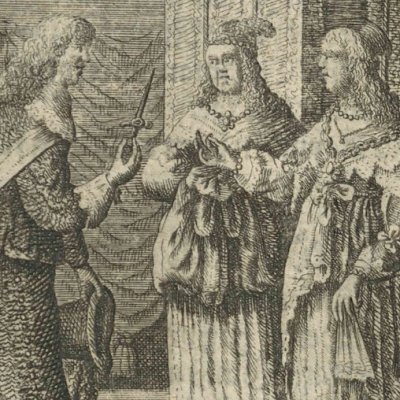L’aiguille faite en façon d’épée… (Dend hyrdinde Astrea, I, 3, 1646)