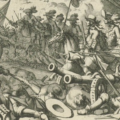 La bataille de Mollwitz, 10 avril 1741 - Jan Luyken