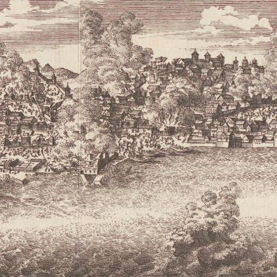 Lisbonne avant et après le tremblement de terre de 1755 - D. Herrliberger