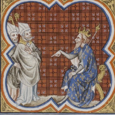 Hérésie de Chilpéric (Gdes Chroniques de France, FR2813)