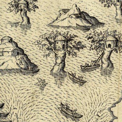 Delta de l’Orénoque (Description du royaume de Guyanne, 1599)