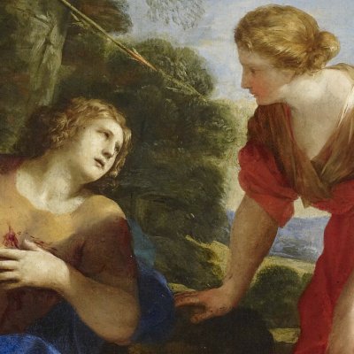Angélique rencontre Médor blessé - Romanelli