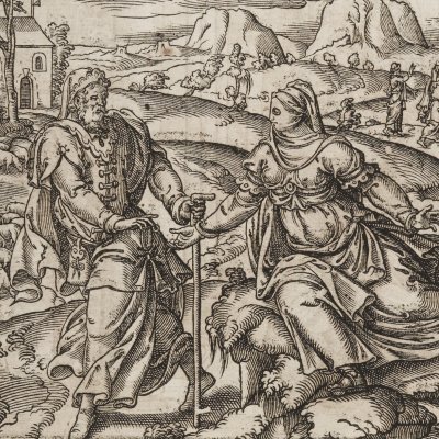 Thamar enfante deux jumeaux (Figures de la Ste Bible) - J. Cousin