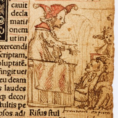 Folie en chaire (Éloge de la Folie) - Holbein