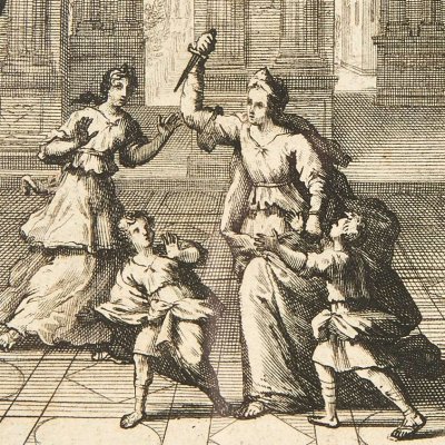 Frontispice de la Médée de Longepierre (Paris, Aubouyn, 1694)