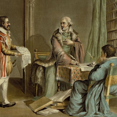 L’évêque de Lisieux protège les Huguenots (Portraits des grands hommes…)