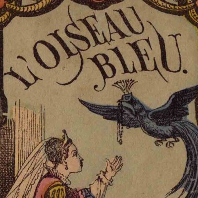 Page de titre (L’Oiseau bleu, livre d’images d’Épinal)