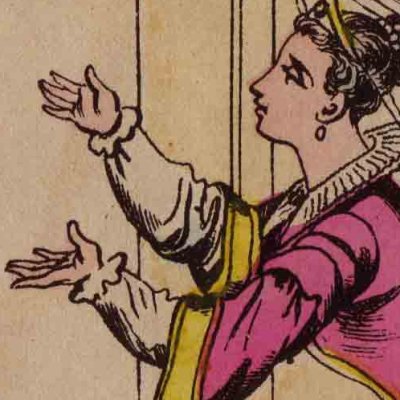 10. Désespoir de Florine (L’Oiseau bleu, livre d’images d’Épinal)