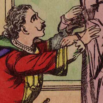 15. Le Prince aux pieds de Florine (L’Oiseau bleu, livre d’images d’Épinal)