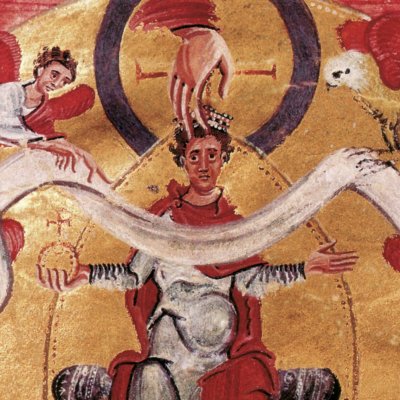 Othon III siégeant dans une mandorle (Evangéliaire de Liuthar)