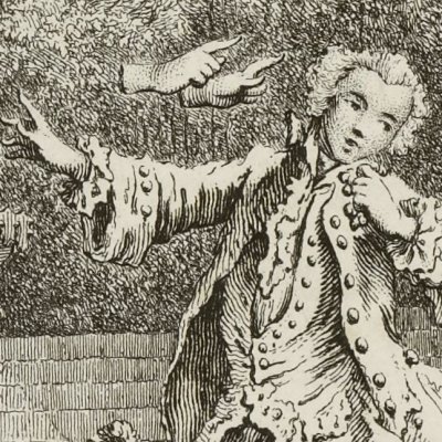 Les mains en l’air (Faunillane ou l’Infante jaune) - Boucher