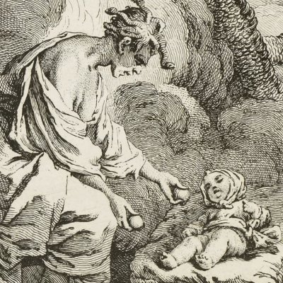 La fée Lutine et le jeune prince (Faunillane ou l’Infante jaune) - Boucher