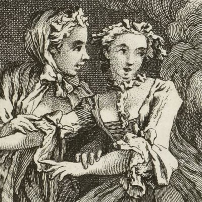 La princesse Pensive renverse le verre (Faunillane ou l’Infante jaune) - Boucher