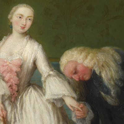 Le baisemain - Pietro Longhi