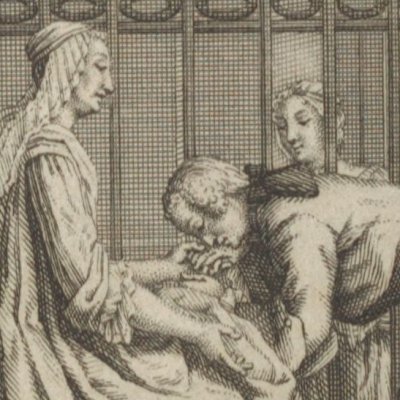Marianne au parloir (Vie de Marianne, Néaulme 1736-42, fig4) - Schley